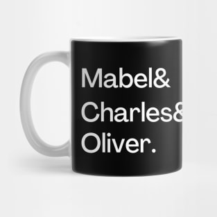 Mabel & Charles & Oliver Only Murders Mug